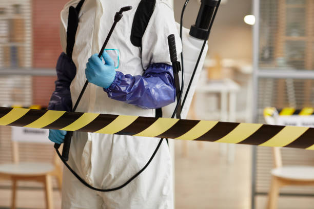 Professional Biohazard Cleanup technician working in Jackson, NH